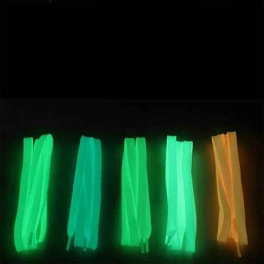 Wholesale Functional Yarn Glows in The Dark 75D/36f DTY Phosphorescent Effect Ribbon Yarn